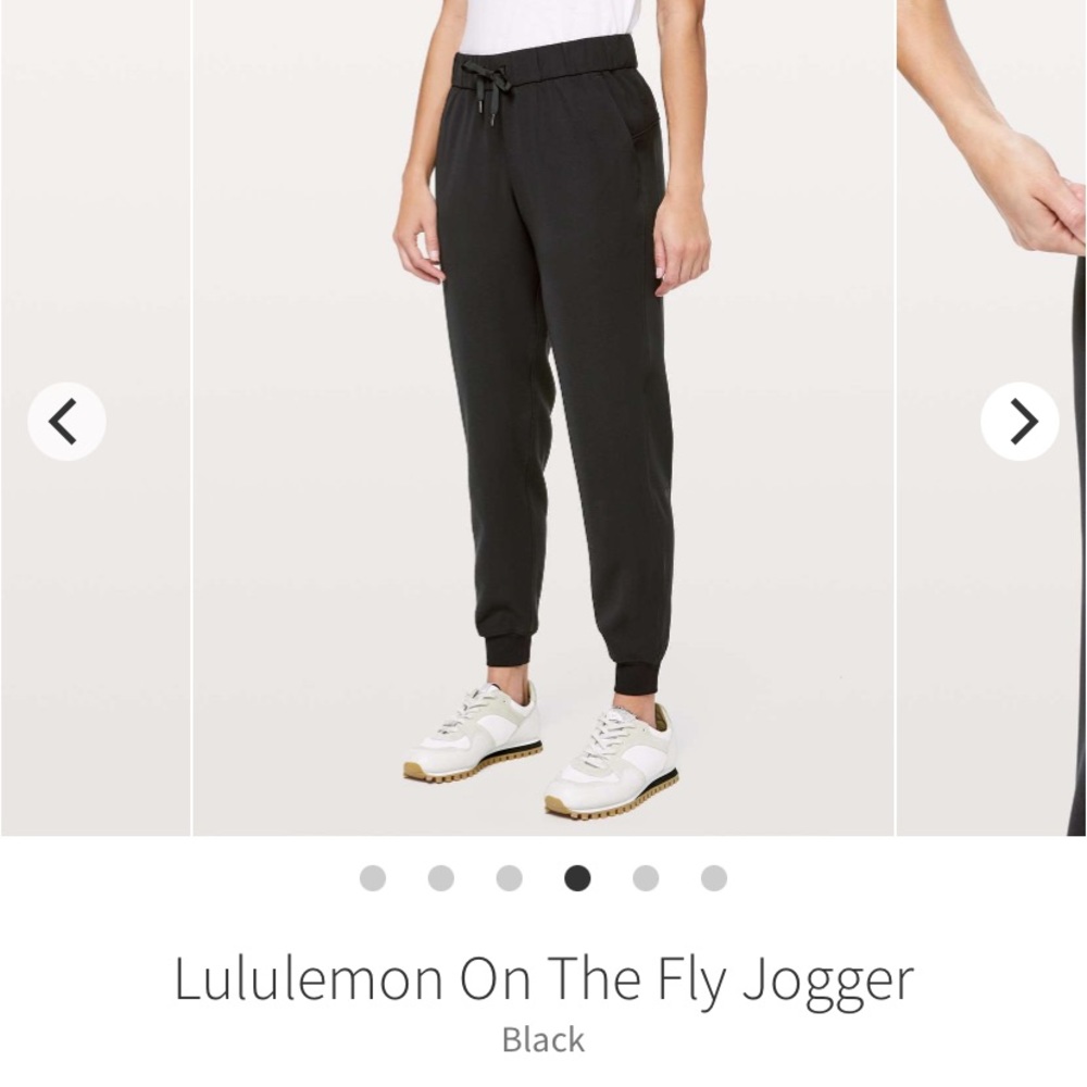 Lululemon on the fly jogger size 8